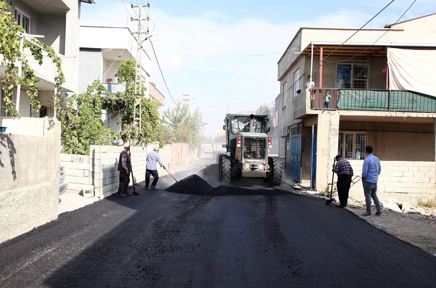 EYÜP SULTAN DA ASFALT YENİLENDİ