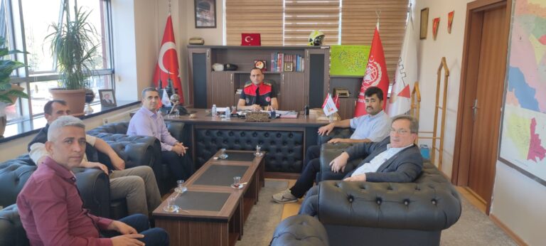 Andırın Yardımlaşma ve Dayanışma Derneğinden İtfaiye daire başkanlığına ziyaret