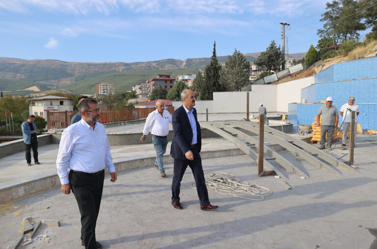 DULKADİROĞLU ŞELALE PARK YAPIMINDA SONA GELİNDİ
