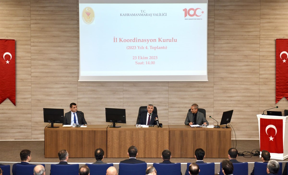 İl Koordinasyon Kurulu toplandı