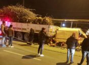 Hurda yüklü tıra aracıyla arkadan çarpan sürücü öldü