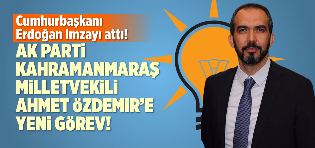 AK Parti’den Ahmet Özdemir’e yeni görev