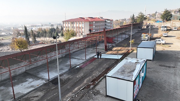 Yeni Balık Pazarının İnşası Sürüyor