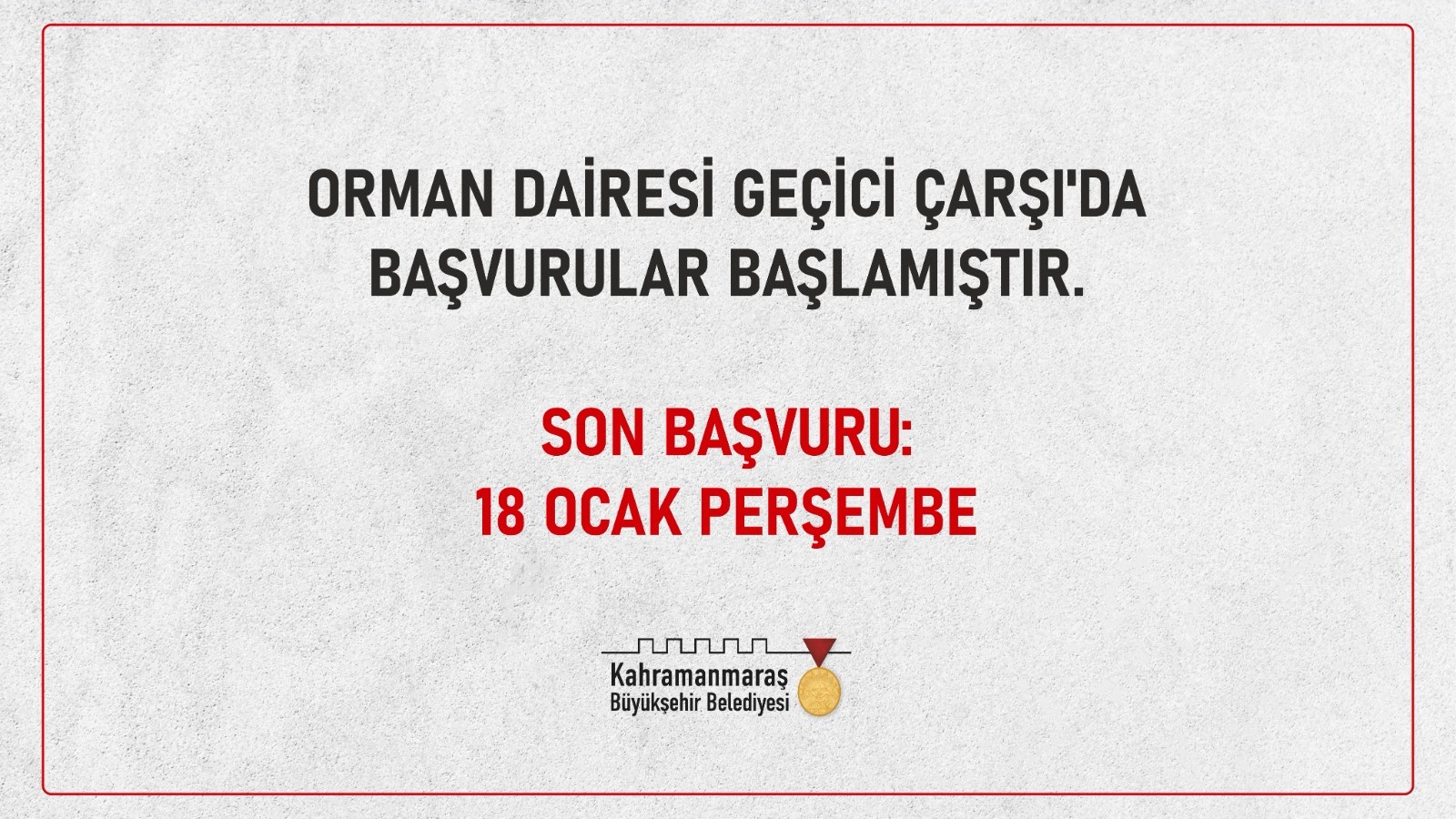 Geçici Çarşı’da yarın Son!