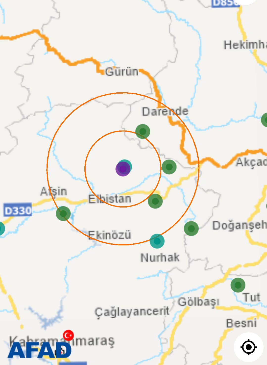 Kahramanmaraş’ta 3.9 şiddetinde deprem