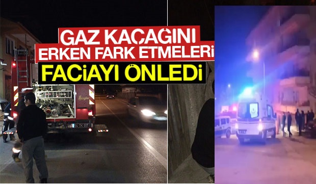 Gaz sızıntısı paniğe neden oldu