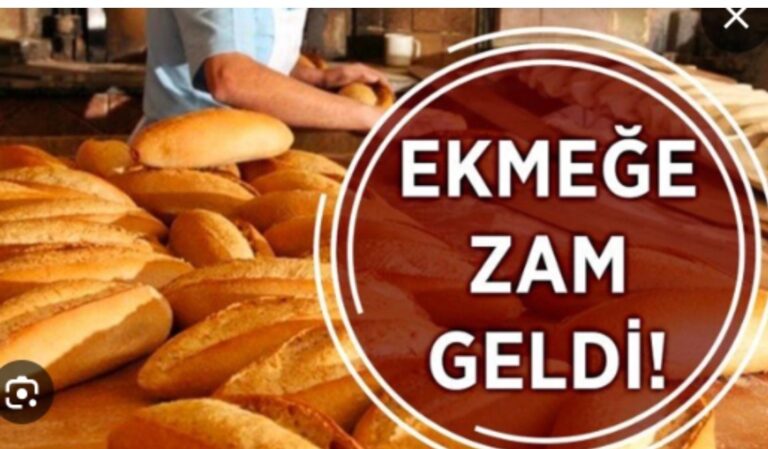 Ekmek’e yine zam Geldi