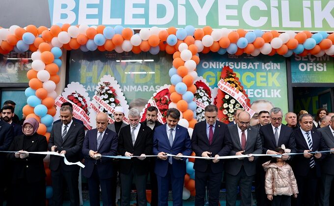 AK PARTİ ONİKİŞUBAT SEÇİM OFİSİ AÇILDI