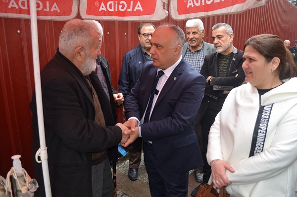 BAŞKAN ADAYI CAN, SIRTIMIZDA TAŞ TAŞIYIP ESNAFLARIMIZIN SORUNLARINI ÇÖZECEĞİZ