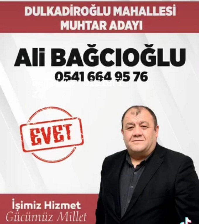 BAĞCIOGLU ; HEDEF DAHA İYİ YAŞANABİLİR DULKADİROĞLU