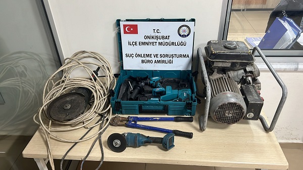 Kahramanmaraş’ta hırsızlık şüphelisi 5 kişi yakalandı
