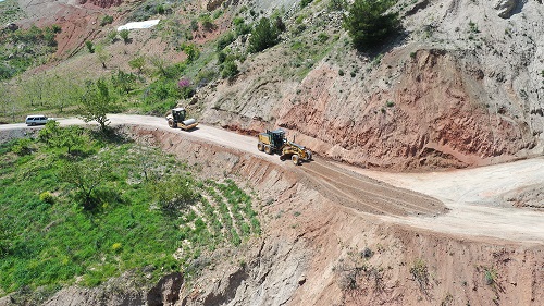 BULANIK MAHALLESİNDE STABİLİZE YOL ÇALIŞMASI
