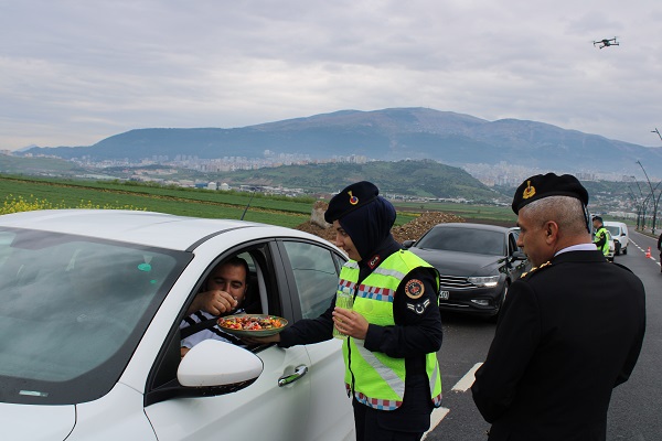 Jandarmadan dronlu bayram denetimi