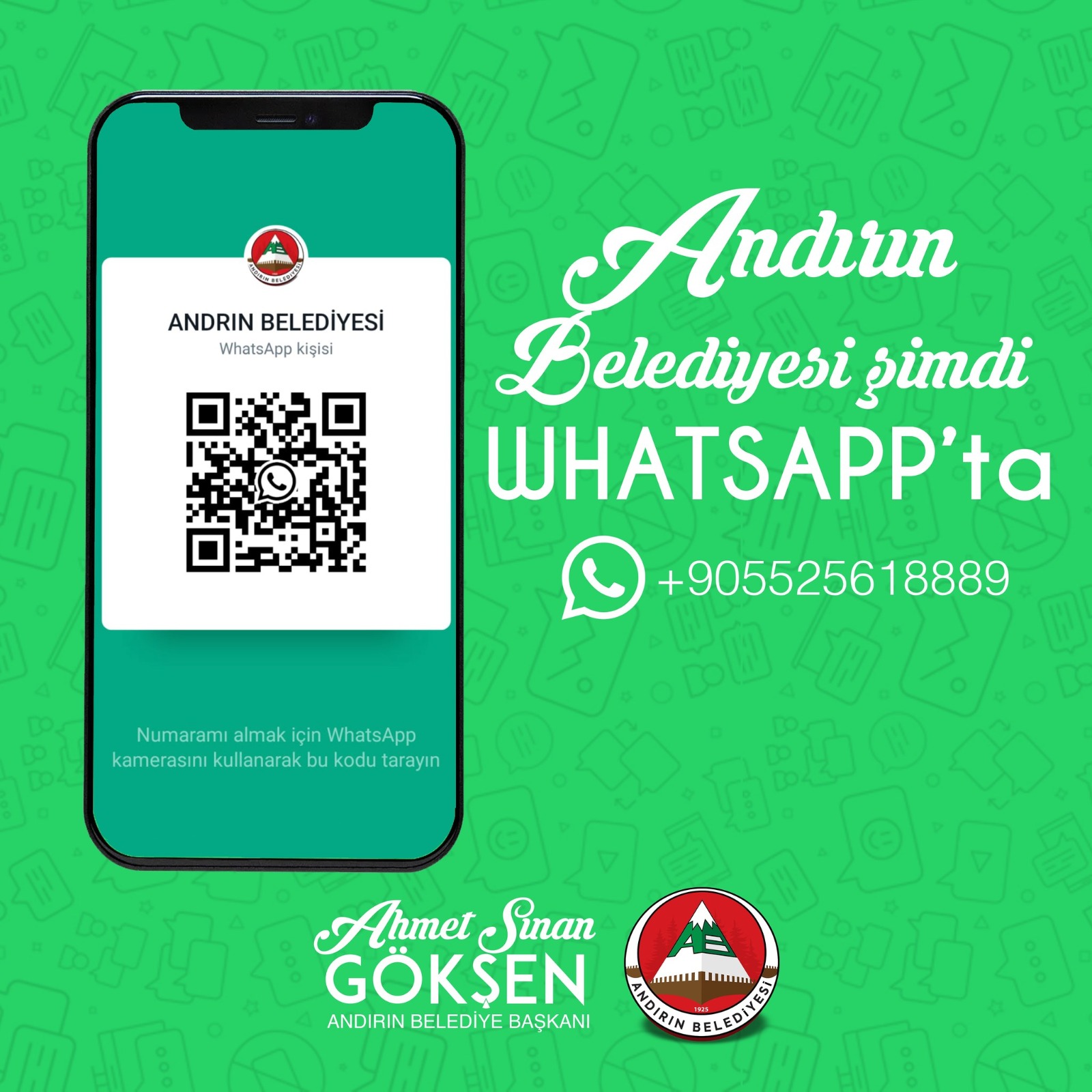Andırın Belediyesi watsap’ta!