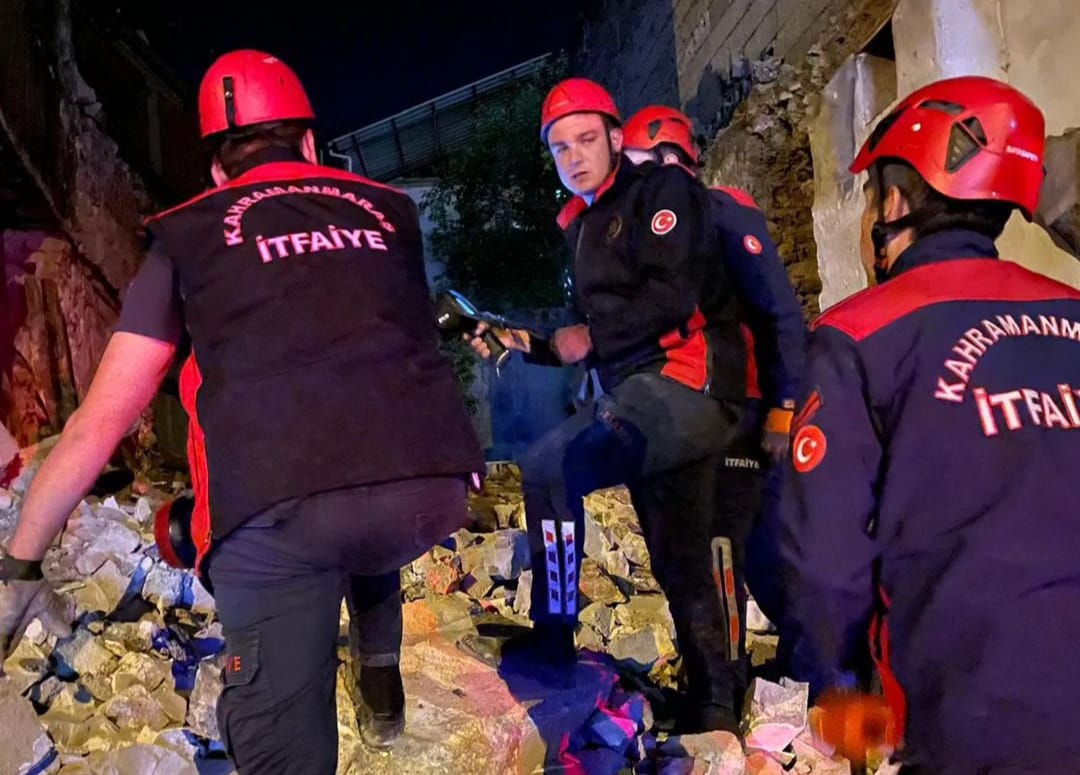 Kahramanmaraş’ta Tarihi Evde Göçük