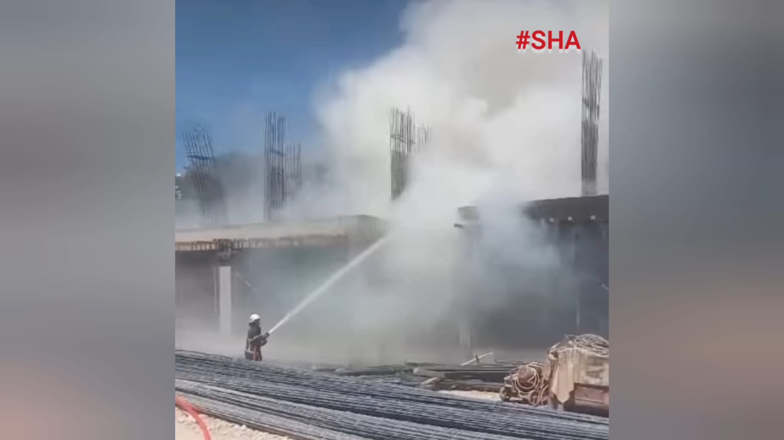 Kahramanmaraş TOKİ de yangın!