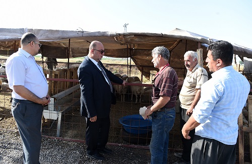BAŞKAN AKPINAR, KURBAN SATIŞ YERİNİ ZİYARET ETTİ
