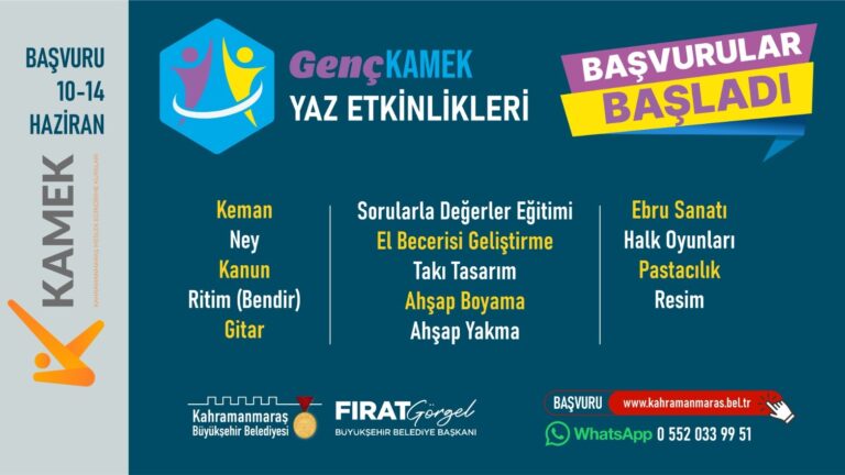 Çocuk ve Gençler İçin Büyükşehir’den Yaz Kursları