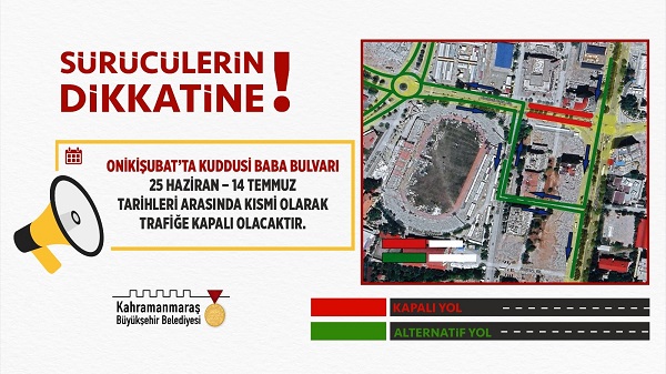 O Yol 20 gün kapalı