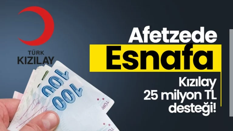 TÜRK KIZILAY KAHRAMANMARAŞ’TA 583 ESNAFA DESTEK OLDU