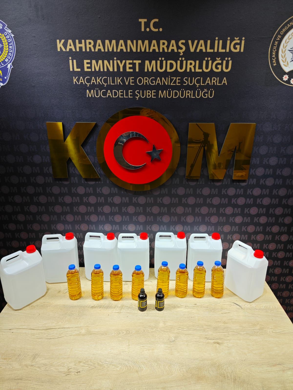 Kahramanmaraş’ta sahte alkol operasyonu