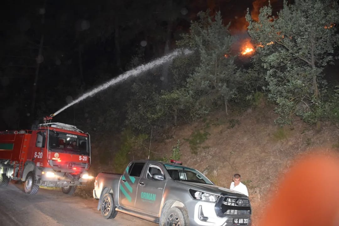 Kahramanmaraş’ta Orman Yangını tamamen söndürüldü