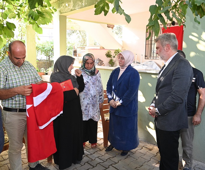 Görgel, 15 Temmuz Şehidi Ergüven’in Ailesini Ziyaret Etti
