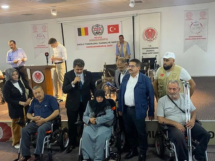 Belçika’dan Kahramanmaraş’a gelen mutluluk