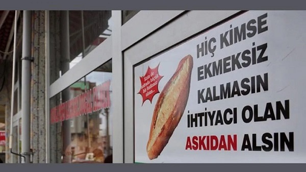 Askıda ekmek geleneği devam ediyor