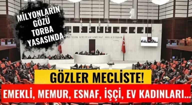 Vatandaşı sevindirecek torba yasası Meclis’te!