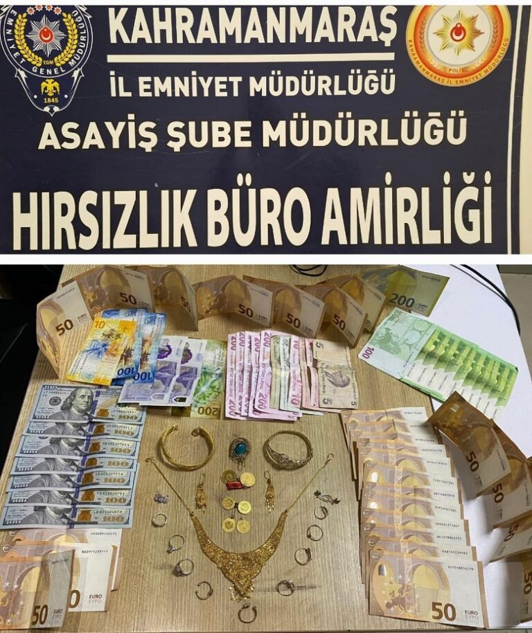 Kahramanmaraş’ta Hırsızlık Operasyonu