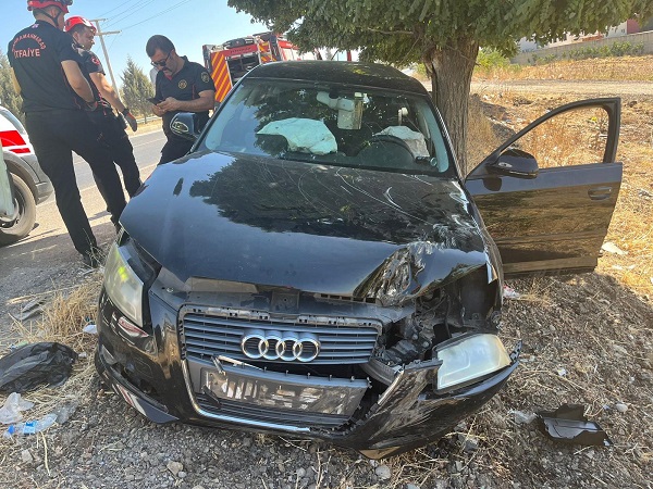 Kahramanmaraş’ta trafik kazası: 2 yaralı