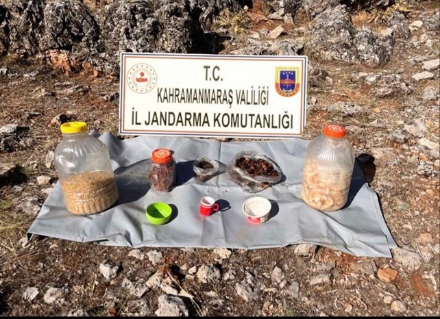 Kahramanmaraş’ta Terörle Mücadele Operasyonu: Mağarada Yaşam Malzemeleri Ele Geçirildi