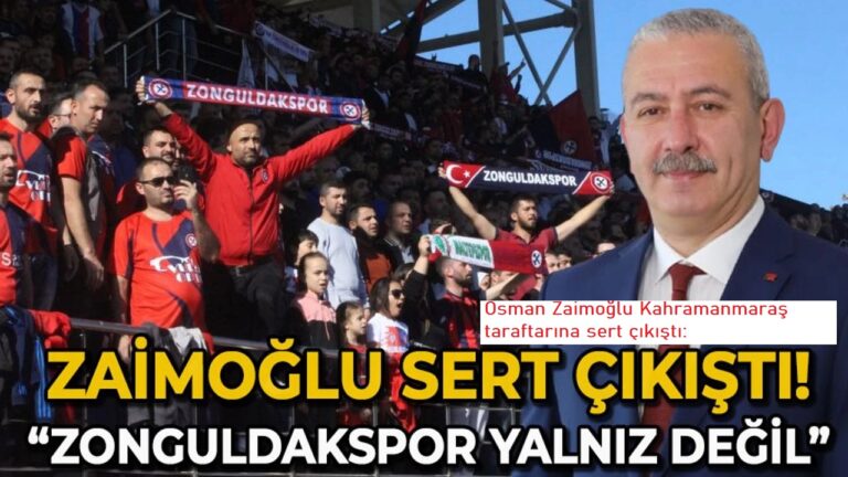 Zaimoğlu’ndan Edeler’e sert çıkış
