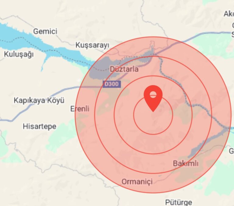 Malatya’da 5.9 şiddetinde deprem Kahramanmaraş’ta hissedildi