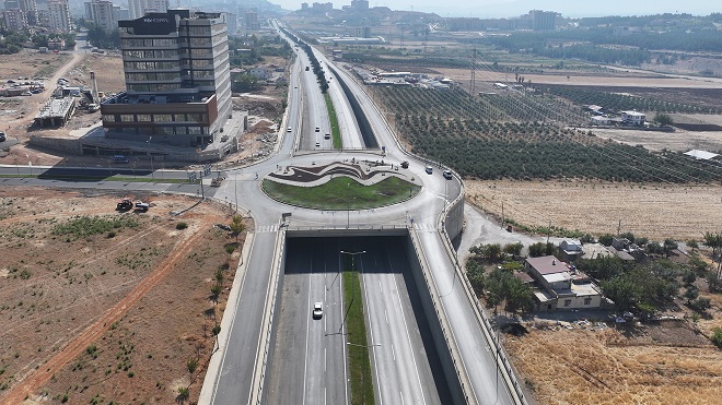 Batı çevre yolunun yeni bağlantısı hizmete alındı