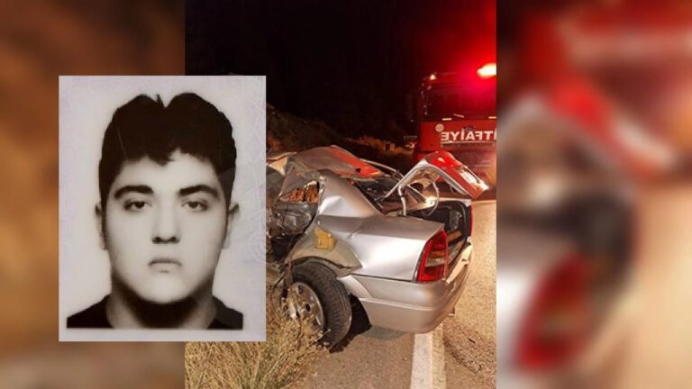Direğe Çarpan Otomobilde 1 Kişi Hayatını Kaybetti, 4 Kişi Yaralandı