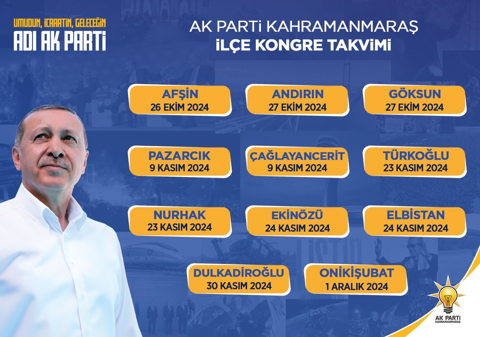 Kahramanmaraş’ta AK Parti Kongre Maratonu Başlıyor
