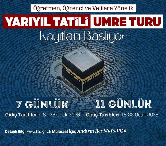 Öğretmen, Öğrenci ve Velilere Yönelik Umre Turu