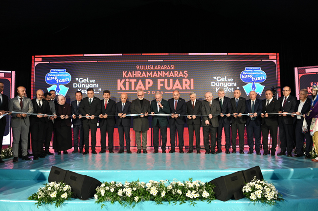 9. Uluslararası Kahramanmaraş Kitap Fuarı Görkemli Bir Törenle Açıldı