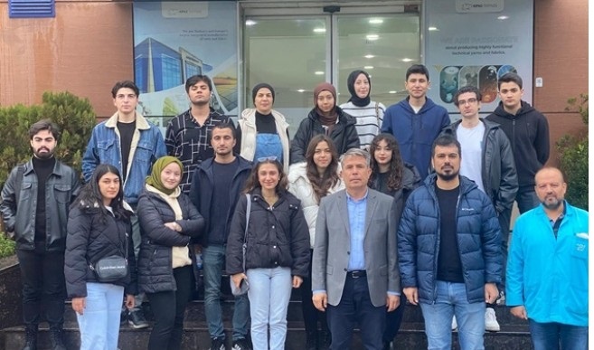 KSÜ İktisat Fakültesi Öğrencileri Kipaş Tekstil’i Ziyaret Etti