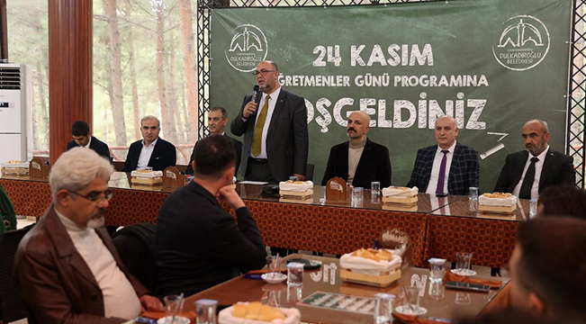 DULKADİROĞLU’NDA 24 KASIM ÖĞRETMENLER GÜNÜ COŞKUYLA KUTLANDI