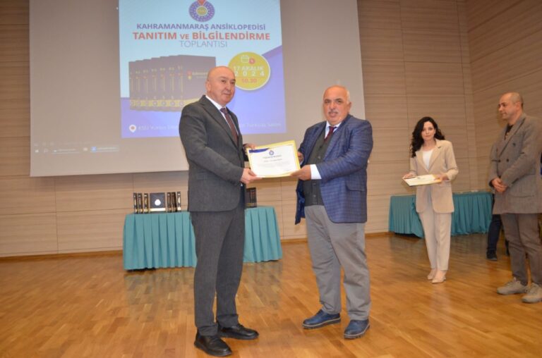 Bekir Doğan’a Teşekkür Belgesi!