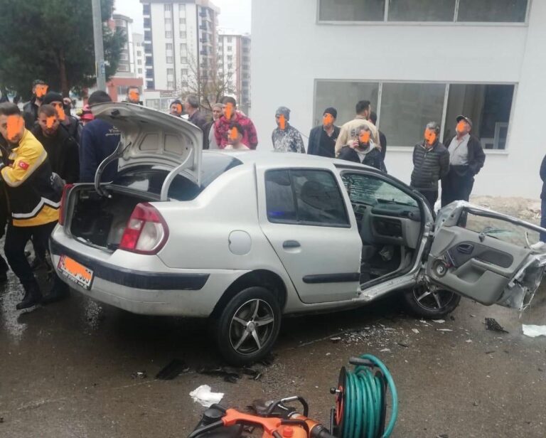 Kahramanmaraş’ta trafik kazası: 2 yaralı