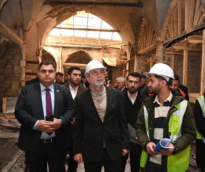Tarihi Kapalı Çarşı Restorasyon Çalışmaları Hızla Devam Ediyor