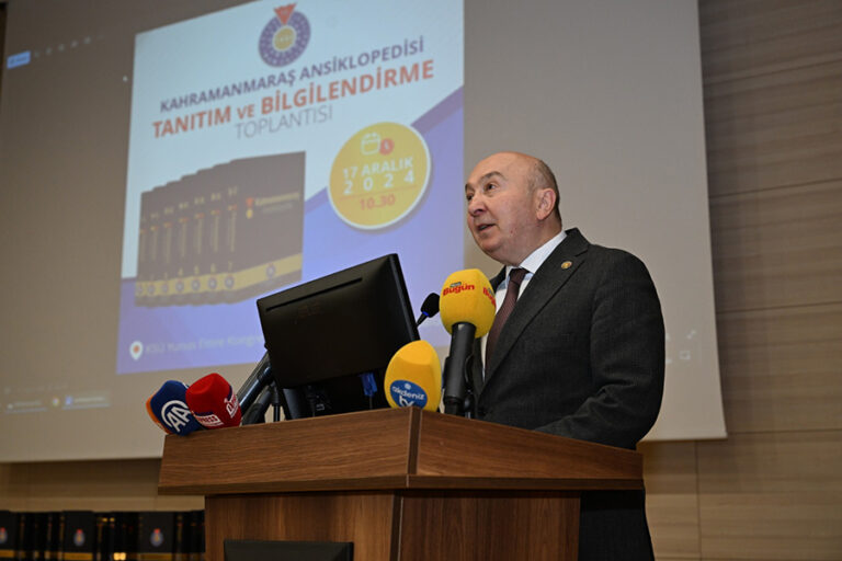 Kahramanmaraş Ansiklopedisi Tanıtım ve Bilgilendirme Toplantısı Gerçekleşti