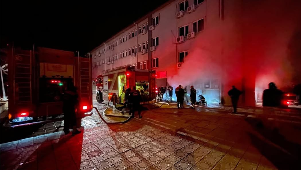 Sağlık müdürlüğünde yangın!