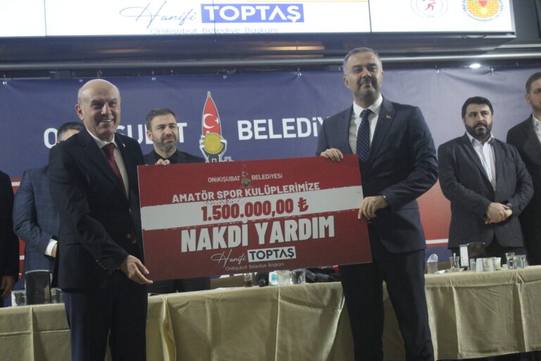 AMATÖRE DESTEK ONİKİŞUBAT’TAN!
