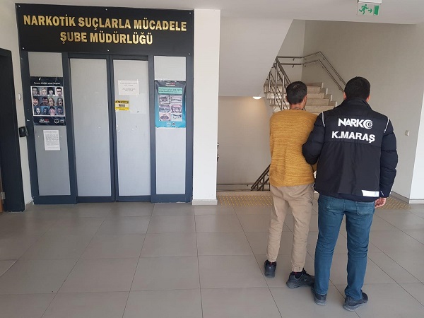 Kahramanmaraş’ta uyuşturucu taciri kaçamadı