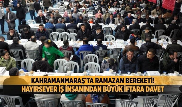 Herkesi İftara Davet etti